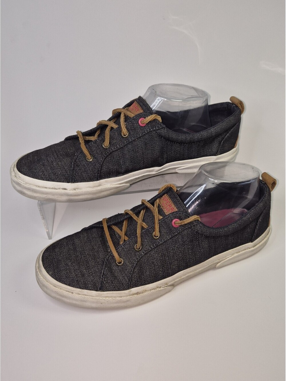SPERRY Top Sider Pier Wave LTT Denim Navy Blue Shoes Women's Size 11